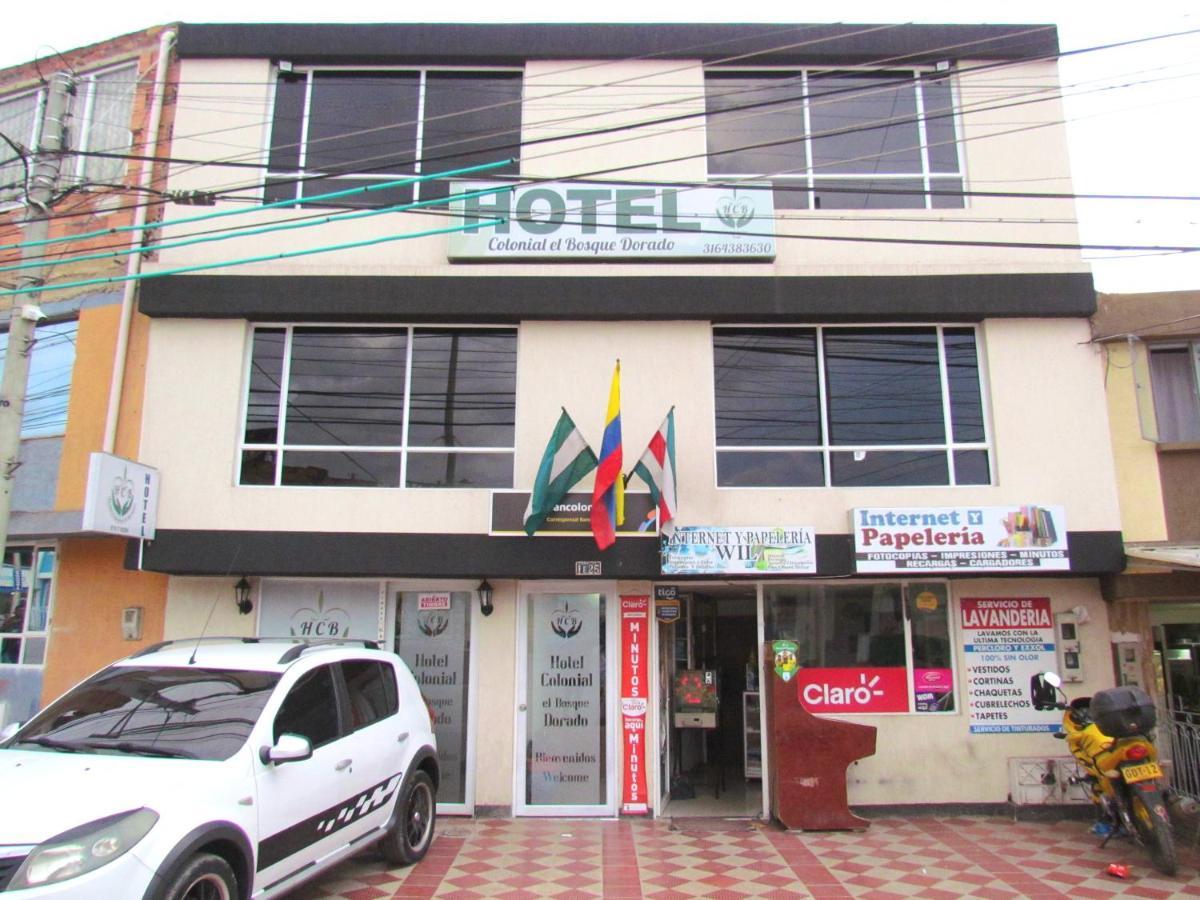Hotel Colonial El Bosque Dorado Tunja Exterior foto